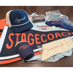 Stagecoach 2025 Festival VIP Merch Bundle Hat Patch Bandana‎ Socks Koozie Bag